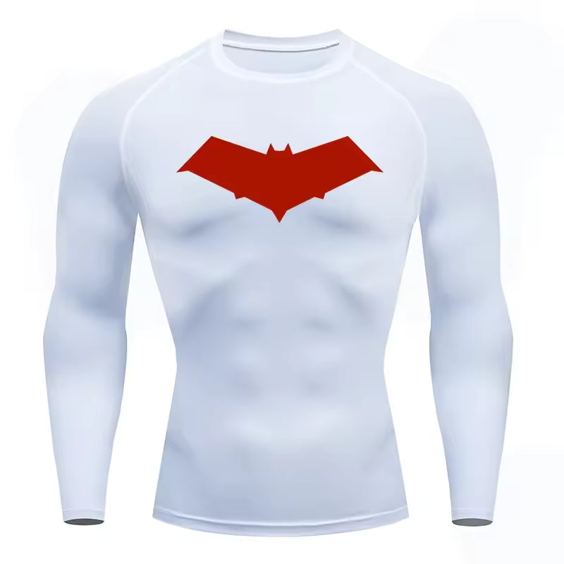 Camisa Compressão Esportiva Masculina — Tecnologia Dry Fit e Máxima Performance