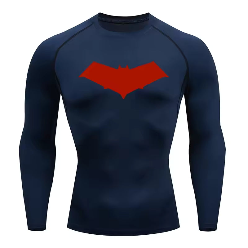 Camisa Compressão Esportiva Masculina — Tecnologia Dry Fit e Máxima Performance