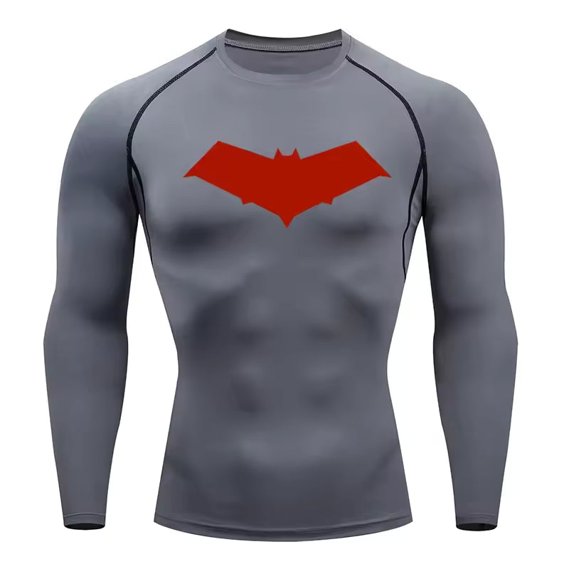 Camisa Compressão Esportiva Masculina — Tecnologia Dry Fit e Máxima Performance