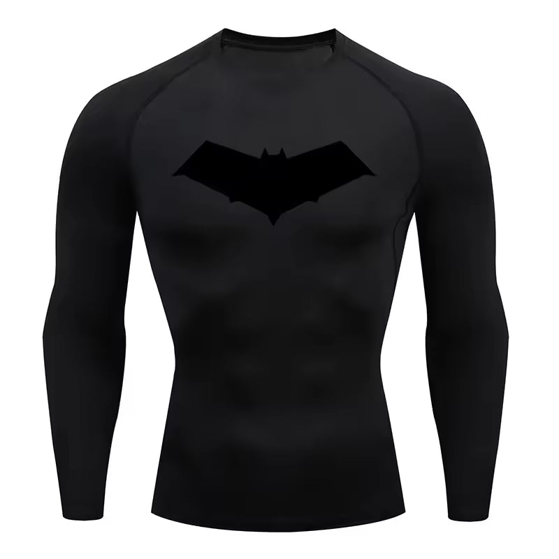 Camisa Compressão Esportiva Masculina — Tecnologia Dry Fit e Máxima Performance