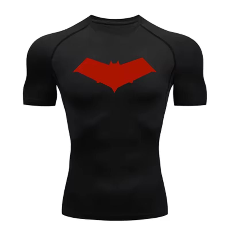 Camisa Compressão Esportiva Masculina — Tecnologia Dry Fit e Máxima Performance