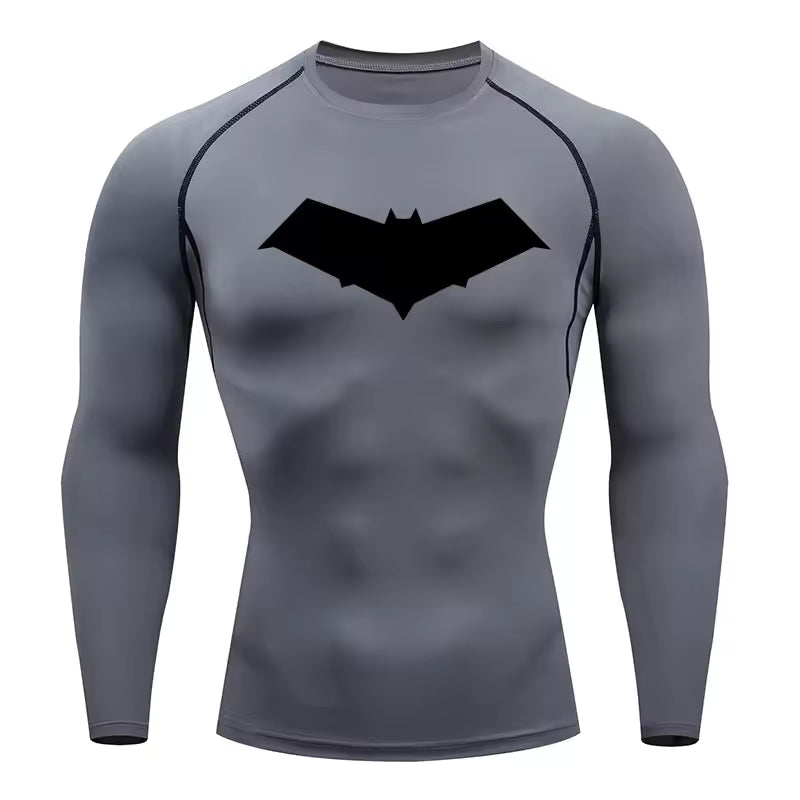 Camisa Compressão Esportiva Masculina — Tecnologia Dry Fit e Máxima Performance