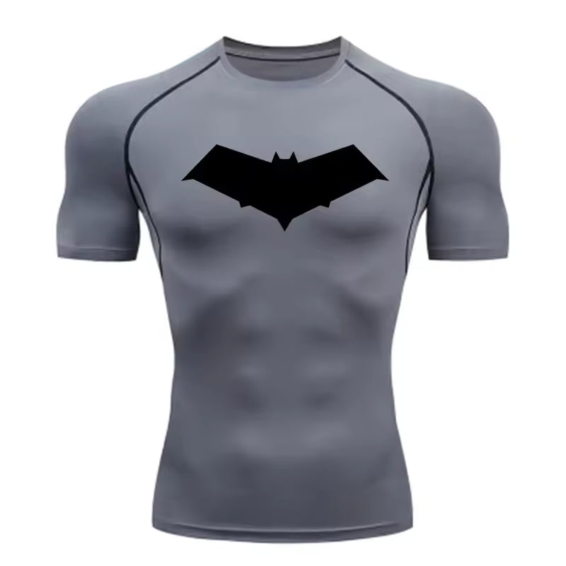 Camisa Compressão Esportiva Masculina — Tecnologia Dry Fit e Máxima Performance