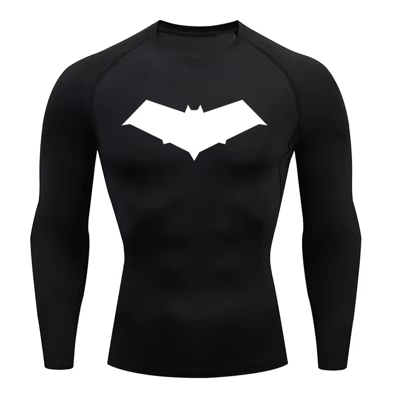 Camisa Compressão Esportiva Masculina — Tecnologia Dry Fit e Máxima Performance