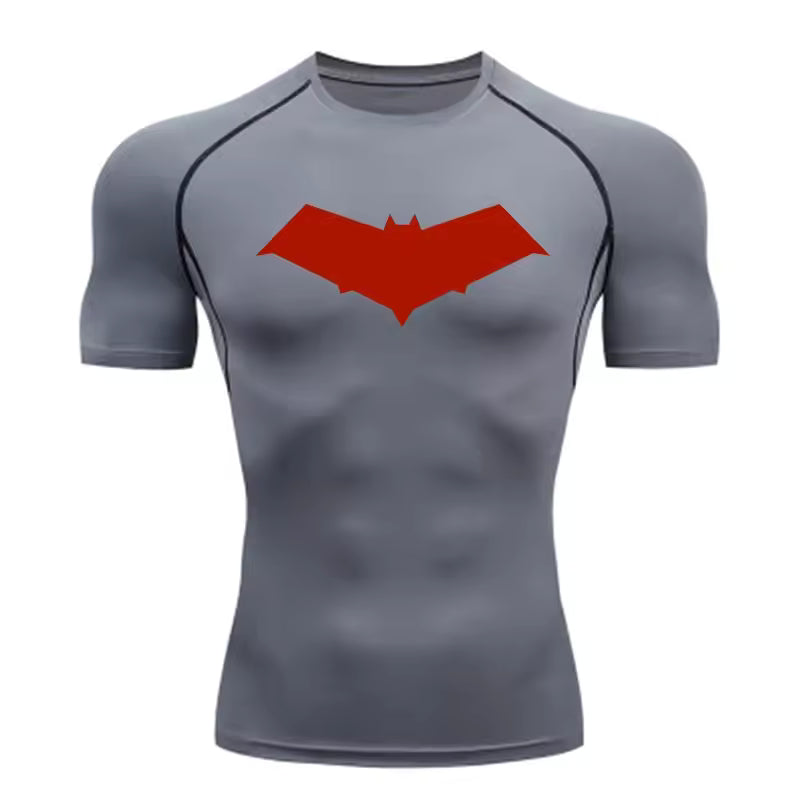 Camisa Compressão Esportiva Masculina — Tecnologia Dry Fit e Máxima Performance