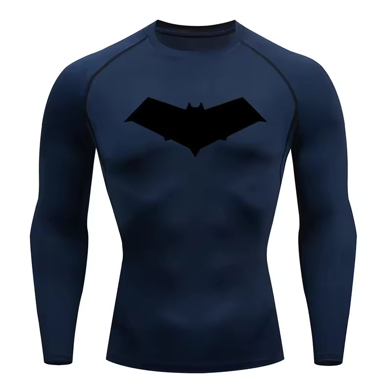 Camisa Compressão Esportiva Masculina — Tecnologia Dry Fit e Máxima Performance