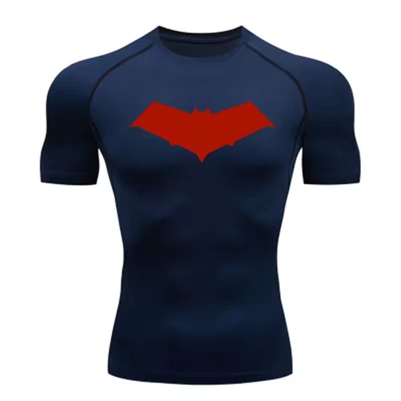 Camisa Compressão Esportiva Masculina — Tecnologia Dry Fit e Máxima Performance