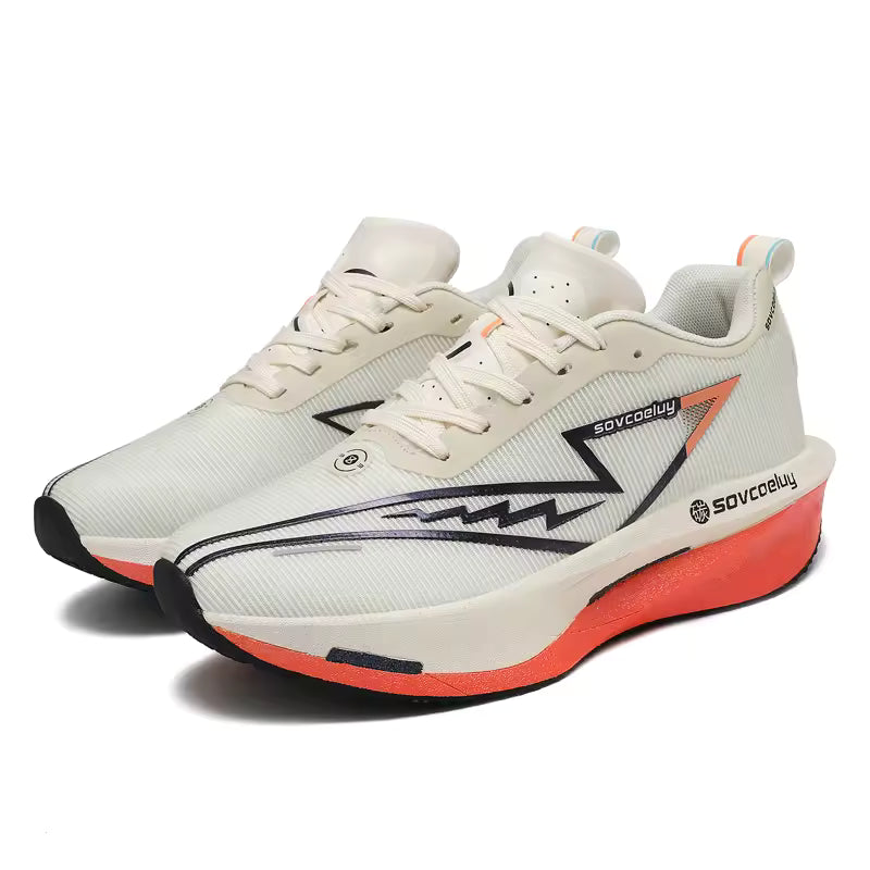 Tênis de corrida placa carbono especialidade maratona esportes masculinos respirável leve feminino confortável atlético antiderrapante tênis
