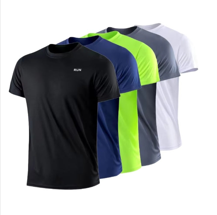 Camiseta Masculina Fitness Dry Fit Premium – Respirável, Leve e Ideal para Academia, Corrida e Treino Diário