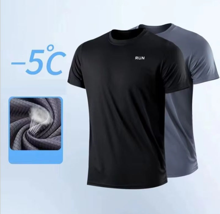 Camiseta Masculina Fitness Dry Fit Premium – Respirável, Leve e Ideal para Academia, Corrida e Treino Diário