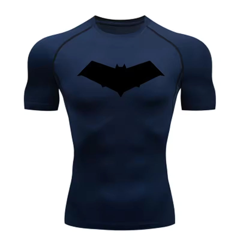 Camisa Compressão Esportiva Masculina — Tecnologia Dry Fit e Máxima Performance