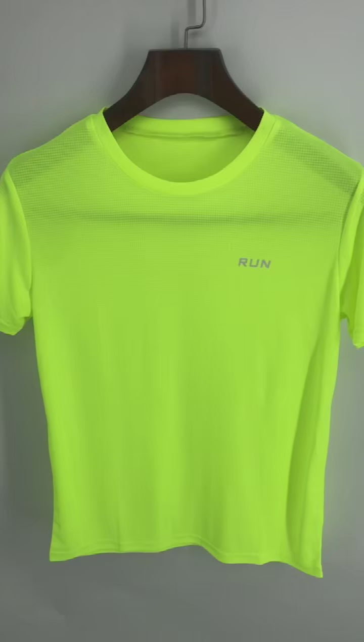 Camiseta Masculina Fitness Dry Fit Premium – Respirável, Leve e Ideal para Academia, Corrida e Treino Diário