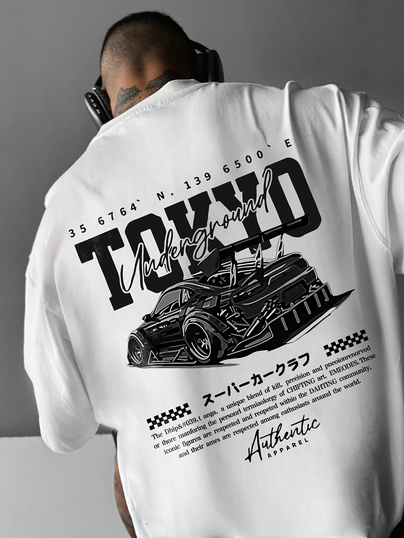 Camiseta Oversized Tokyo Drift Streetwear Premium