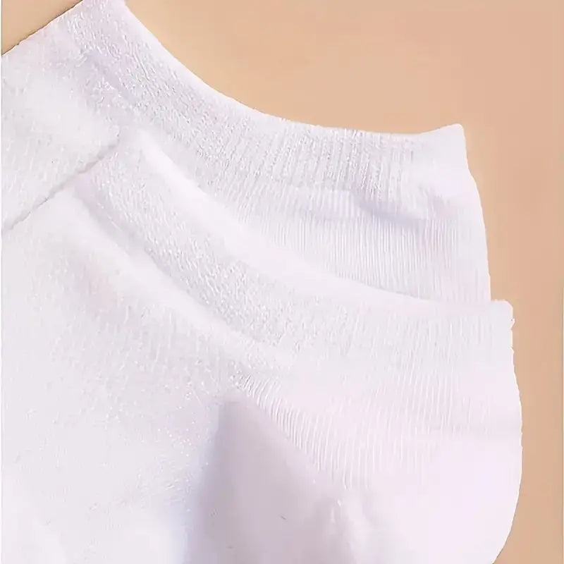 Kit 10 Pares de Meias Invisíveis Premium – Conforto, Respirável e Antiodor